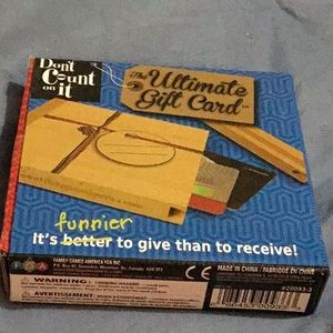 The ultimate gift card puzzle holder. New in box.